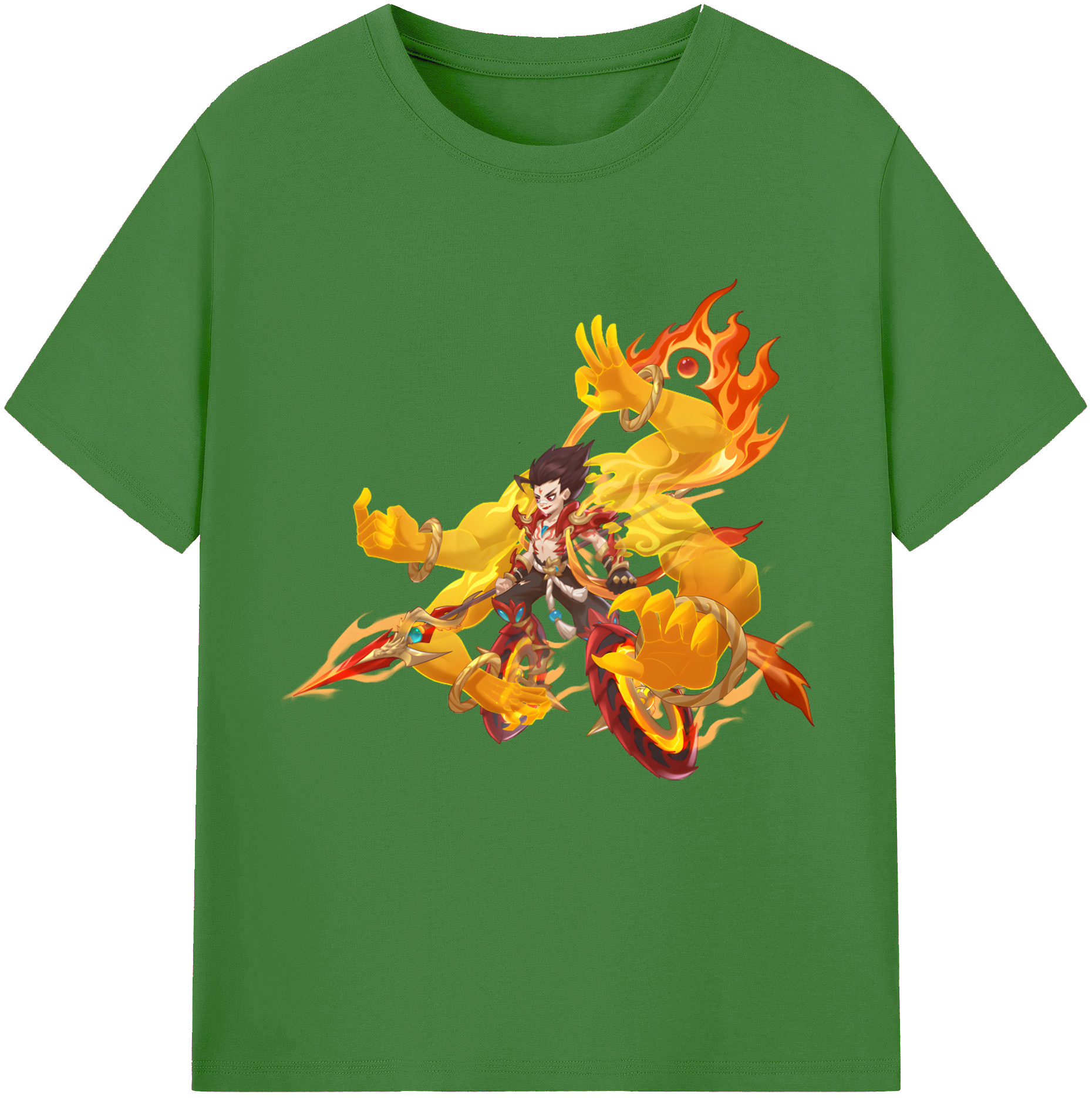 （画像用） Ne Zha 2 ナタ 魔童の大暴れ レディースカジュアルプリントTシャツ（綿100％）